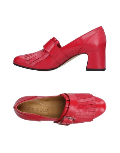 Shop Pomme D'or Loafers In Red