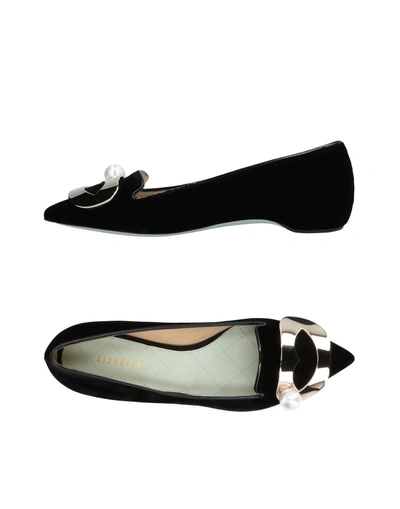 Shop Giannico Loafers In Black