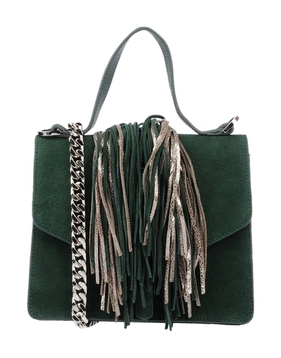 Shop Mia Bag Handbags In Dark Green