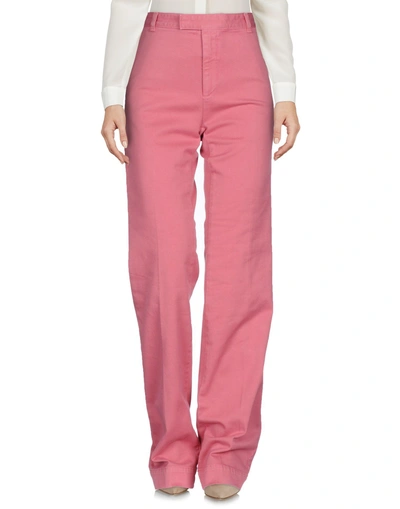 Shop Etro Casual Pants In Pastel Pink