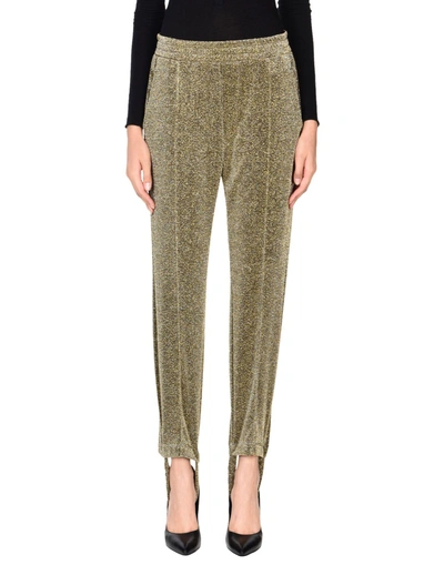Shop Golden Goose Casual Pants In Gold