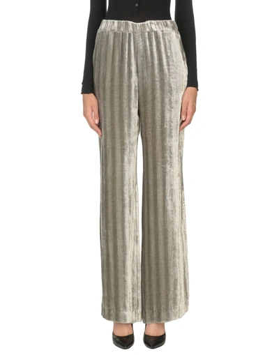 Shop Dorothee Schumacher Casual Pants In Light Grey