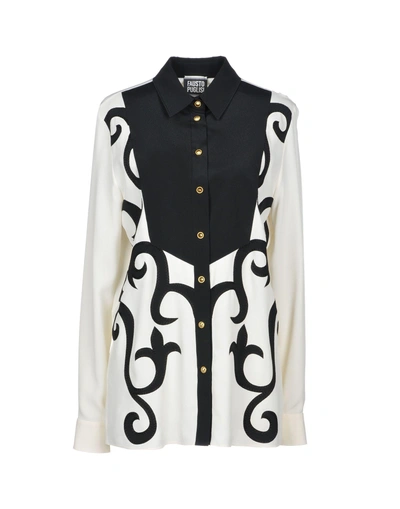 Shop Fausto Puglisi Shirts In White