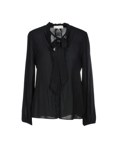 Shop L'autre Chose Shirts & Blouses With Bow In Black