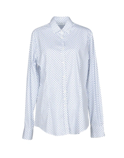 Shop Aglini Patterned Shirts & Blouses In White