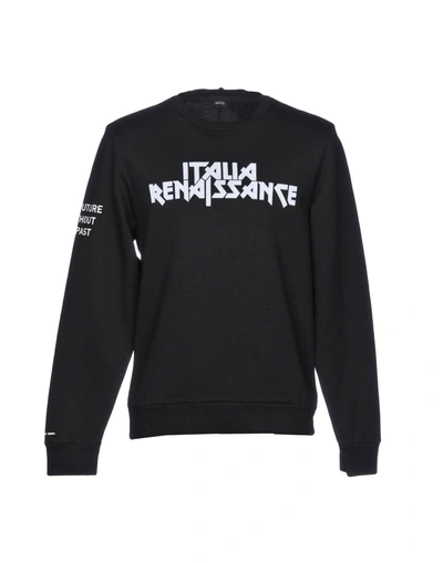 Shop Italia Independent Sweatshirts In Black