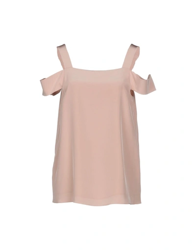 Shop Tibi Blouse In Pink