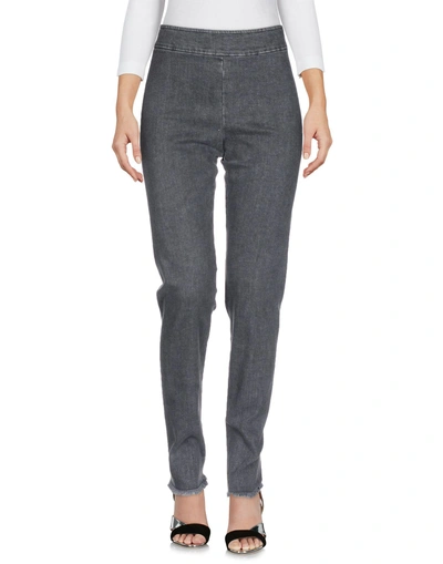 Shop Avenue Montaigne Jeans In Steel Grey