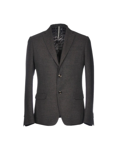 Shop Alessandro Dell'acqua Blazer In Lead