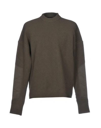 Shop Diesel Black Gold Sweater In Military Green