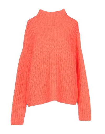 Shop Essentiel Antwerp Turtlenecks In Coral