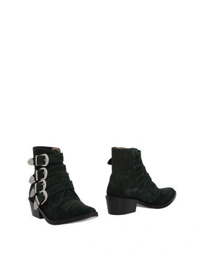 Shop Toga Ankle Boot In Dark Green
