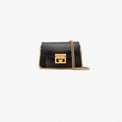 Shop Givenchy Nano Gv3 Bag In Black