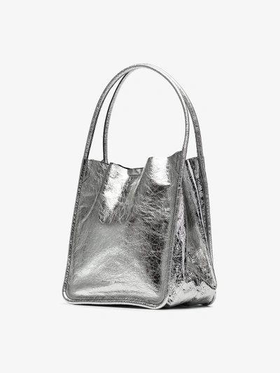 Shop Proenza Schouler Grosse Handtasche Mit Metallic-effekt