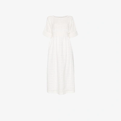 Shop Mara Hoffman Harriet Organic Cotton Dress In White