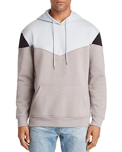 Shop Pacific & Park Color-block Pullover Hoodie - 100% Exclusive In Light Blue/ Charcoal Gray