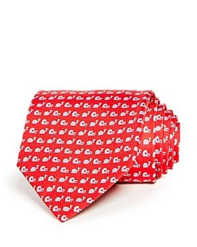 Shop Ferragamo Snails Classic Tie In Red