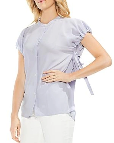 Shop Vince Camuto Drawstring-sleeve Top In Crocus Petal