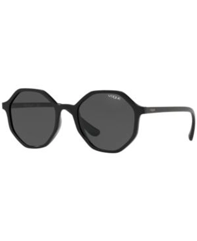 Shop Vogue Sunglasses, Vo5222s 52 In Black/grey