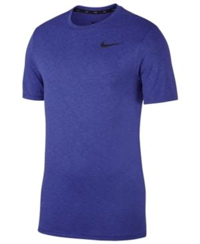 Shop Nike Men's Breathe Hyper Dry Training Top In Persian Violet