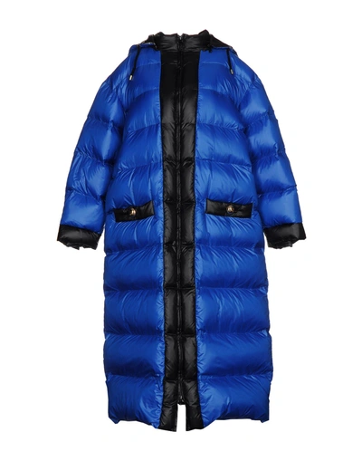 Shop Moschino Down Jacket In Blue