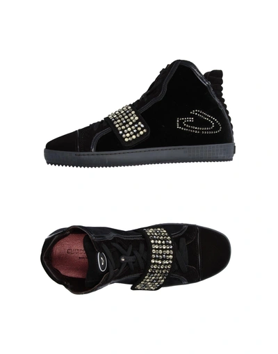 Shop Alberto Guardiani Sneakers In Black