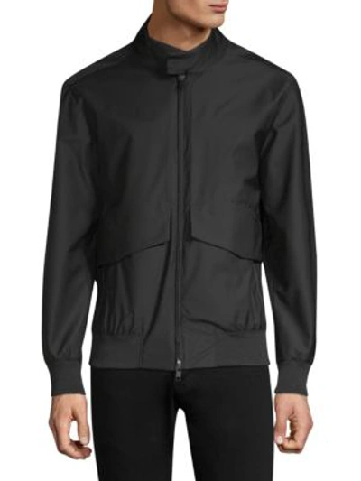 Shop J. Lindeberg Chain Storm Jacket In Black