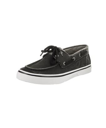 mens black sperry boat shoes