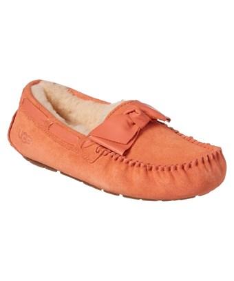 ugg dakota leather bow slipper