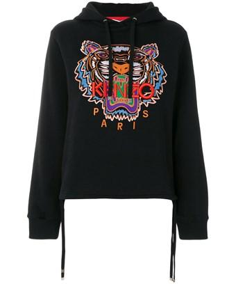 Kenzo Women's Black Cotton Sweatshirt 
