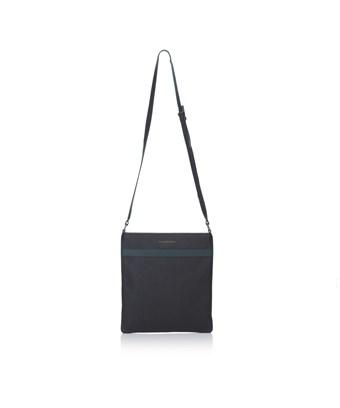 navy blue nylon crossbody bag