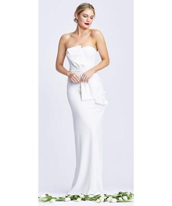 adrianna papell strapless dress