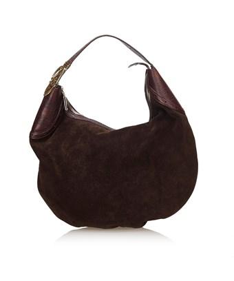 gucci suede hobo bag