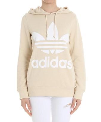 beige adidas hoodie womens