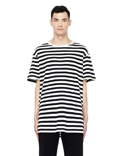 Shop Yohji Yamamoto Striped Yohji Homme T-shirt In Multicolor