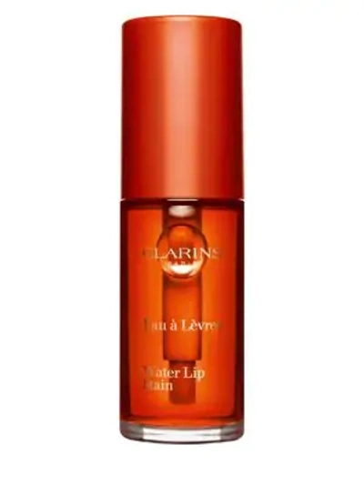 Shop Clarins Women's Water Lip Stain, Long-wearing & Matte Finish In Orange