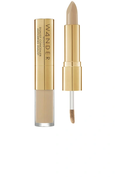 Shop Wander Beauty Dualist Matte And Illuminating Concealer In Light