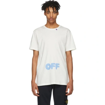 Shop Off-white Blurred T-shirt In 0231 Off-w