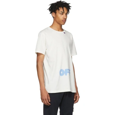 Shop Off-white Blurred T-shirt In 0231 Off-w