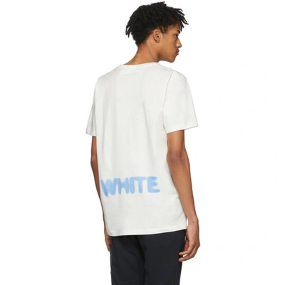 Shop Off-white Blurred T-shirt In 0231 Off-w