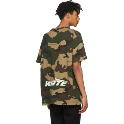 Shop Off-white Multicolor Camouflage T-shirt In 9901 Camou