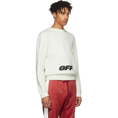 Shop Off-white Wing Off Sweatshirt In 0210 Ow/blk