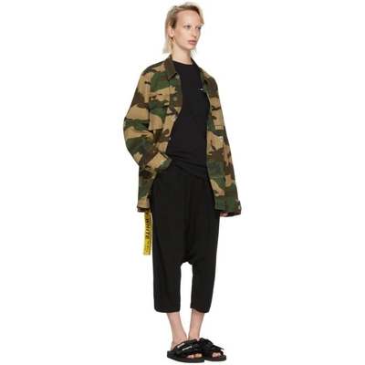 Shop Off-white Multicolor Camouflage Field Jacket In 9901 Camo