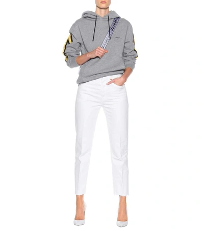 Shop Re/done Stovepipe High-rise Straight Jeans In White