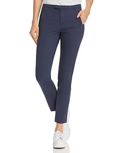 Shop Atm Anthony Thomas Melillo Slim Cropped Pants In Navy