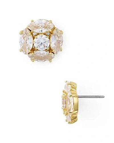 Shop Kate Spade New York Marquise Cluster Stud Earrings In Gold/clear