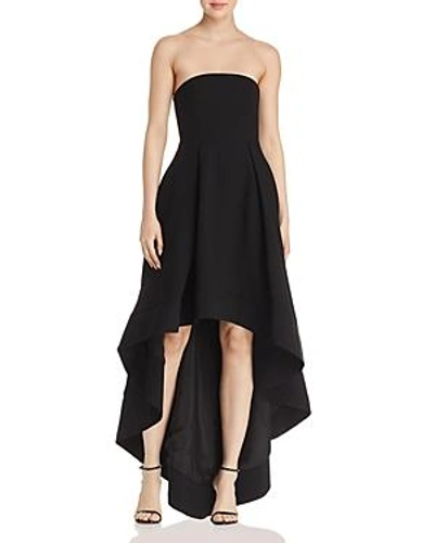 Shop C/meo Collective Entice Strapless Gown In Black
