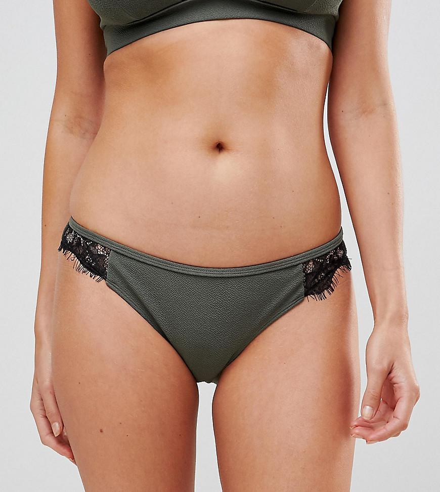 khaki green bikini bottoms