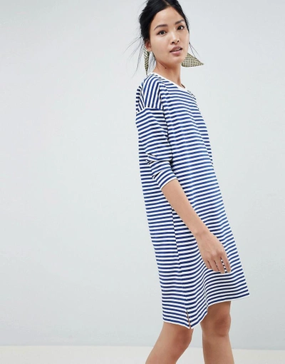 Shop Mbym Stripe Dress - Multi