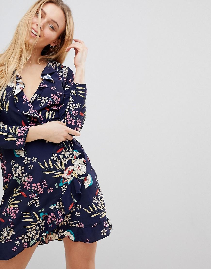 girls on film wrap dress